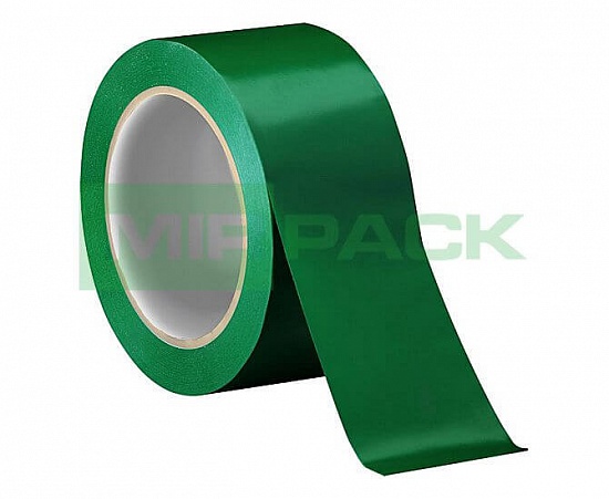 Упаковочная лента 48 мм х 50 м, 43 мкм, зеленая - Вид 1